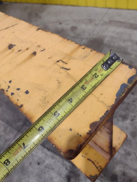 9,000 LBS X 8' LETELLIER CRANE SPREADER BAR LIFTING BEAM: STOCK #22641