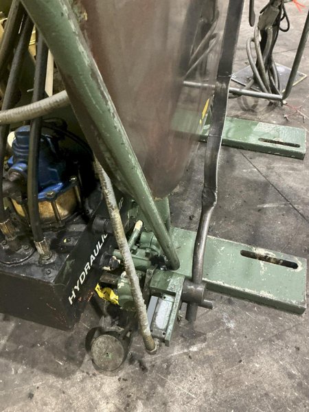 4,000 LBS X 18” LITTELL MODEL #40-18 MOTORIZED COIL REEL UNCOILER: YOBRO #26029