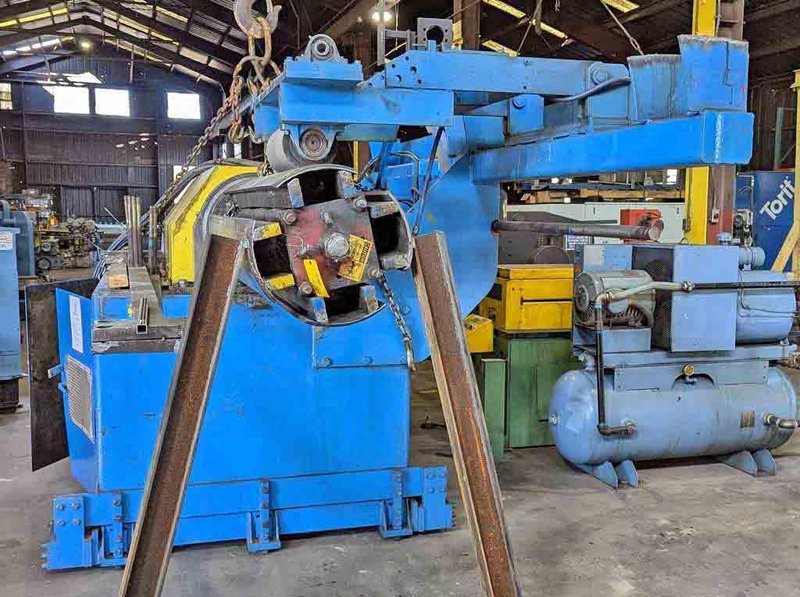 40,000# ROWE UNCOILER AND COIL CAR COMBO STOCK 3714