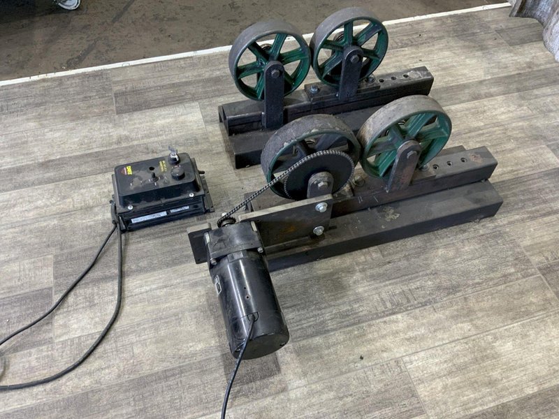 400 LB HOME MADE TANK TURNING ROLLS: STOCK #81389