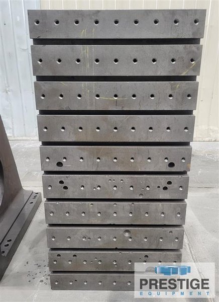 48&quot;  x 24&quot;  x  36&quot; , T-Slotted Angle Plates, Drilled &amp; Tapped Qty 2