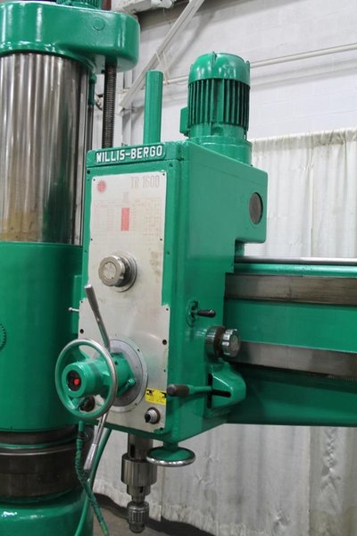 4&#039; X 14&#039; BERGONZI/WILLIS-BERGO RADIAL ARM DRILL: STOCK # 59191