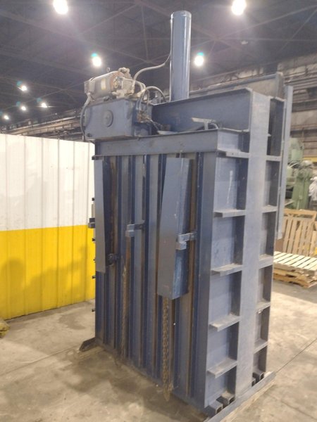 60&quot; X 48&quot; X 30&quot; MAX-PAK MODEL #MP-60-E VERTICAL HYDRAULIC CARDBOARD BALER: STOCK #23656