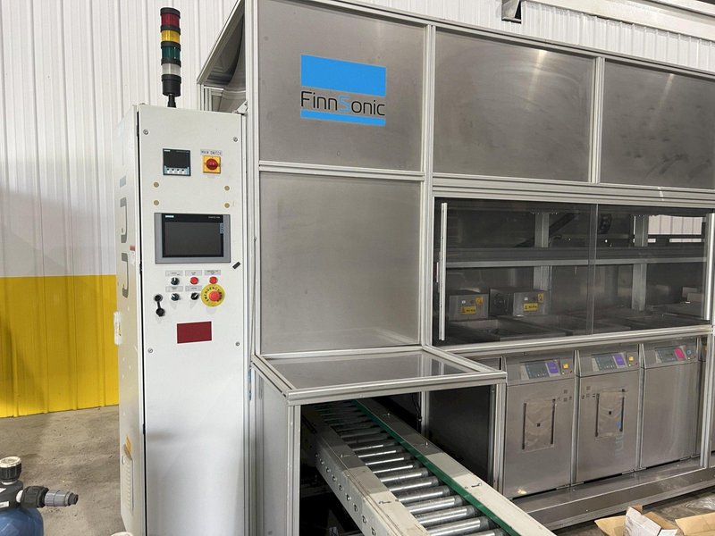 2018 FINNSONIC VERSA GENIUS+ 50/IV HD VD TD35 AUTOMATIC 5-STAGE ULTRASONIC PARTS CLEANER: STOCK #15592