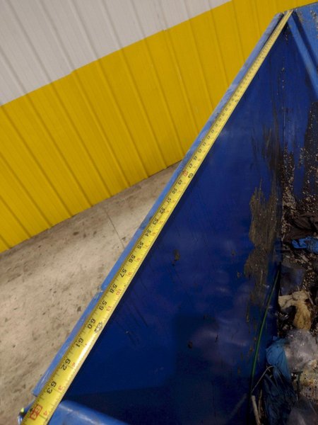 1 YARD X 6,000 LBS VESTIL MODEL #D-HOP-100-HD SELF DUMPING HOPPER: STOCK #22493