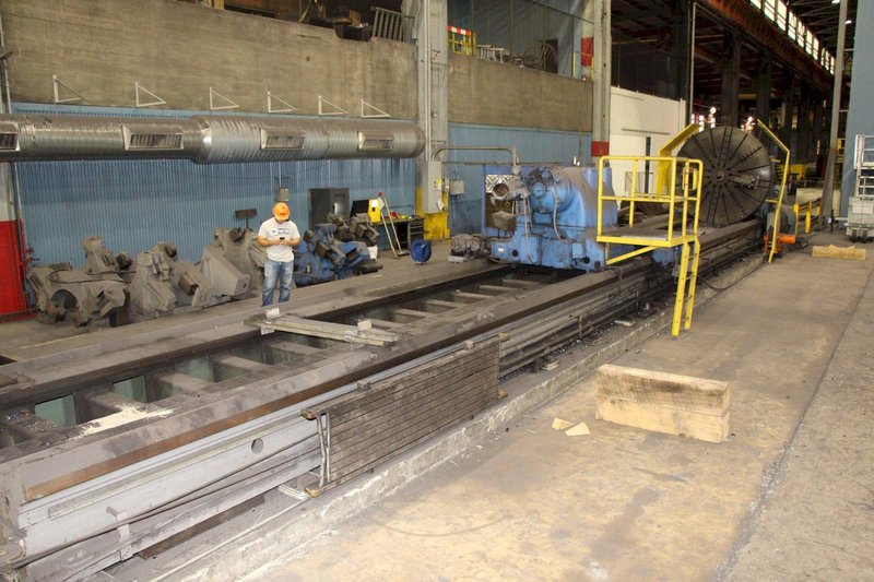 100&quot; X 580&quot; (48&#039;) BETTS MODEL 57R ENGINE LATHE: STOCK 71093
