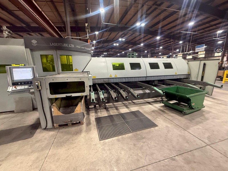2015 BLM LT8 2D FIBER TUBE LASER 8" X .394": YOBRO 25043