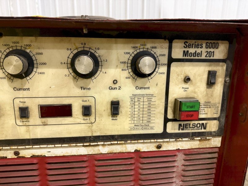1" NELSON TW SERIES 6000 MODEL 201 STUD WELDER: YOBRO #24627