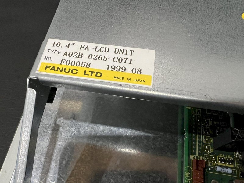 Fanuc Makino Professional 3 LCD Display Unit A02B-0265-C071