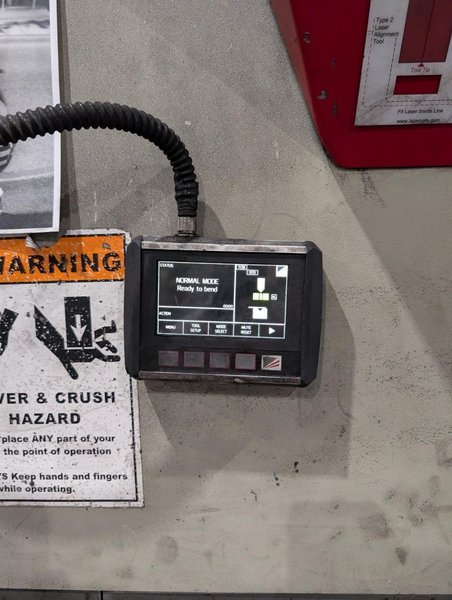 500 Ton x 20′ Accurpress 450020 CNC Press Brake, 2018 – Accel Package, 6 Axis Backgauge