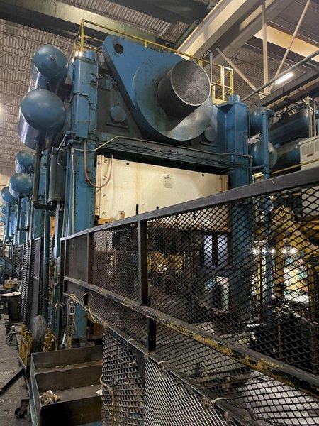 1000 ton Verson S4-1000-120-72t Used Straight Side Mechanical Metal Stamping Press For Sale, (3) available