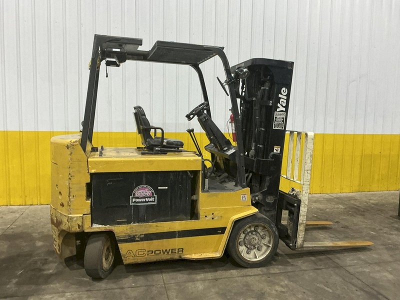 8,000 LB 2008 YALE MODEL #ERC080HHN36RE084 ELECTRIC FORKLIFT: YOBRO #25686