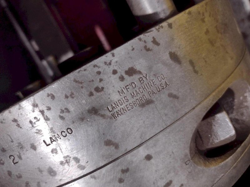 2.5" HMV - HULTSFREDS PIPE &amp; BOLT THREADER, WITH LANCO LANDIS THREADING HEAD: STOCK #19142