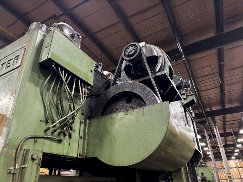 100 TON MINSTER P2-100-42 PIECE MAKER STRAIGHT SIDE HIGH SPEED PRESS. STOCK # 0883325
