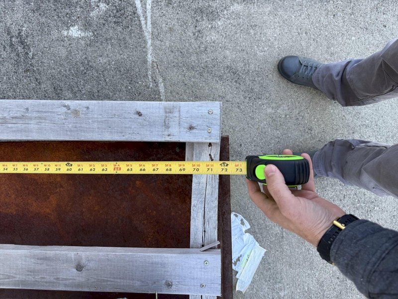 72&quot; X 288&quot; X 12 CAST IRON LAYOUT TABLE.STOCK # 1002725