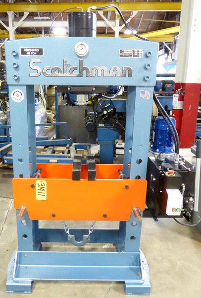 66 Ton Scotchman H-Frame Hydraulic Press PressPro 66, Elect., 15" Stroke, 29" B.H., New
