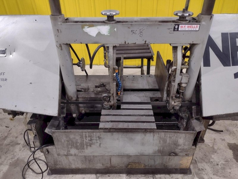 15" X 17" WF WELLS MODEL #F-15 TWIN POST HORIZONTAL BANDSAW: STOCK #22132