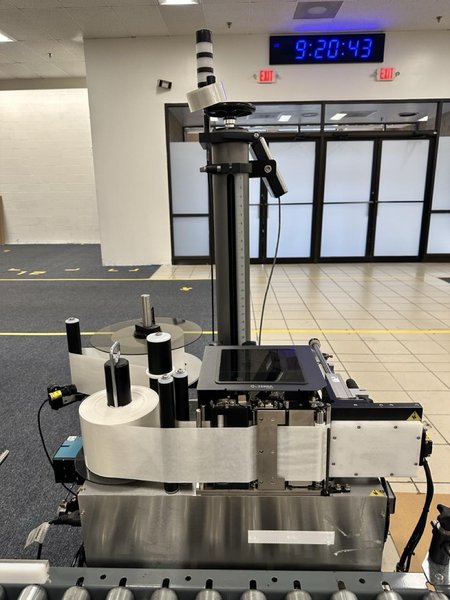 CTM 3600A-ZE511-4-2 (CTM 3600a-PA Series) Label Applicator with T-Base Stand and Tamp Home Sensor, Swing Away Tamp, Smart Tamp, 2023