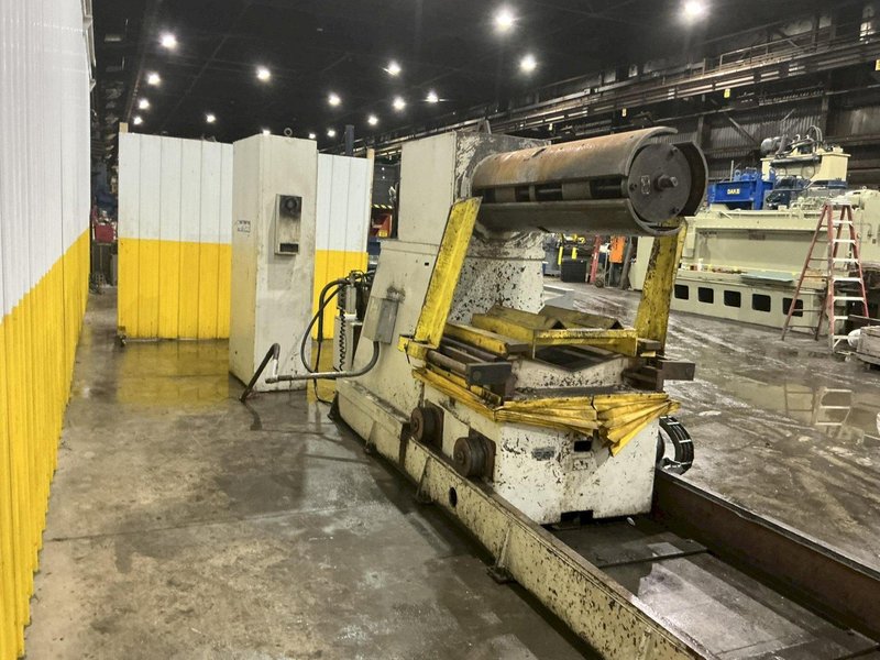 30,000 LBS X 36" PERFECTO COIL FEED LINE, COIL REEL UNCOILER &amp; STRAIGHTENER: YOBRO #24871