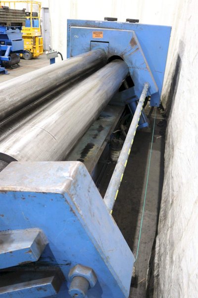 8' X 3/16" MONTGOMERY HYDRAULIC PLATE BENDING ROLL: STOCK #72775