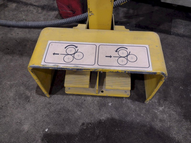 8&#039; X 9 GAUGE BAILEIGH PR-609 HYDRAULIC PLATE BENDING ROLL: YOBRO #24450