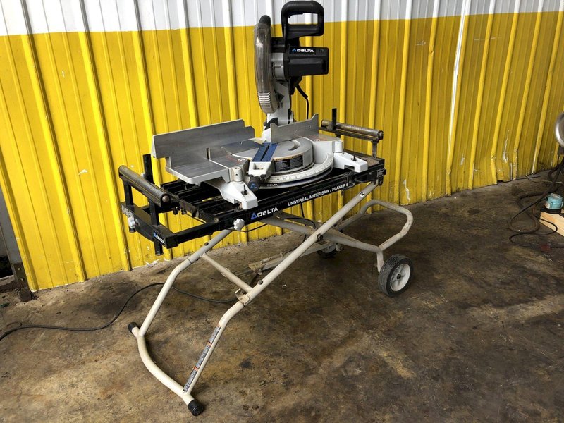 12&quot; DELTA MODEL 36-255L COMPOUND LASER MITER SAW WITH STAND: STOCK 19214