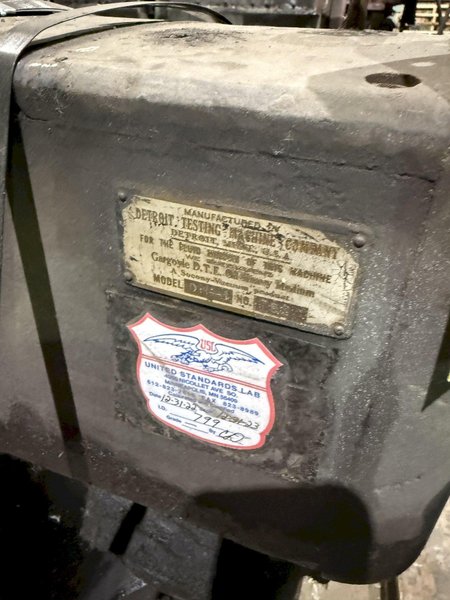 Detroit model DH1 brinell tester s/n 7009 with stand