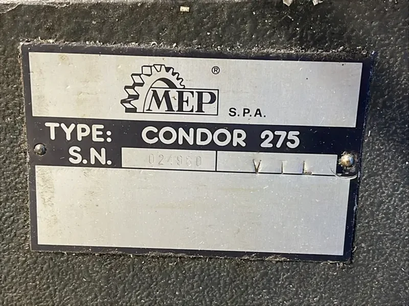 MEP COLD METAL SAW   -  CONDOR 275