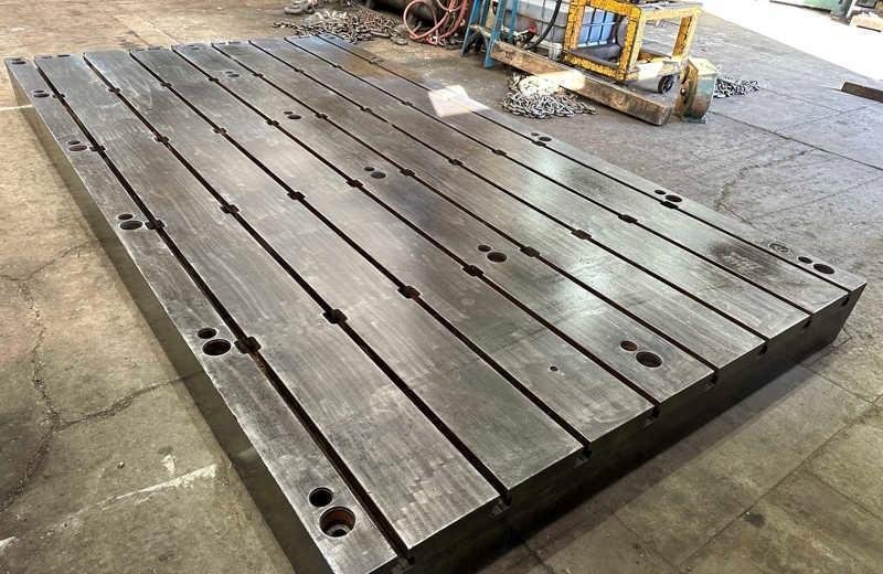 8&#039; X 15&#039; X 12&quot; BAYCITY T SLOTTED FLOOR PLATE : STOCK 3763