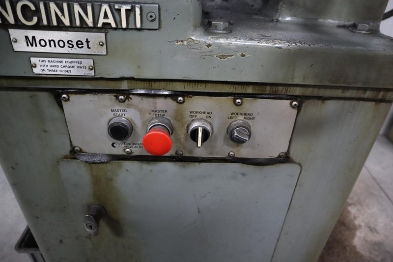 Cincinnati Monoset Tool and Cutter Grinder W/ Work Bench &amp; Accessories - Auction Item