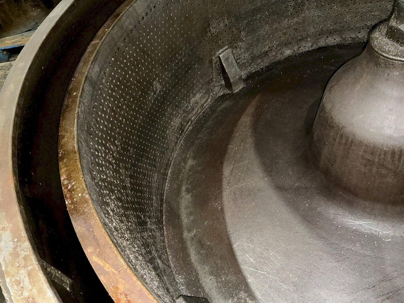 48" WIDE TOLHURST MODEL #48 CHIP SPINNER &amp; OIL SEPARATING CENTRIFUGE : YOBRO #25010