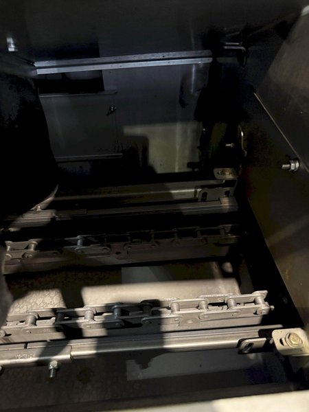 9" X 192" RANSOHOFF LEANVEYOR FOUR STAGE (WASH/RINSE/RINSE/BLOW OFF) WASHER. STOCK # 1113425.