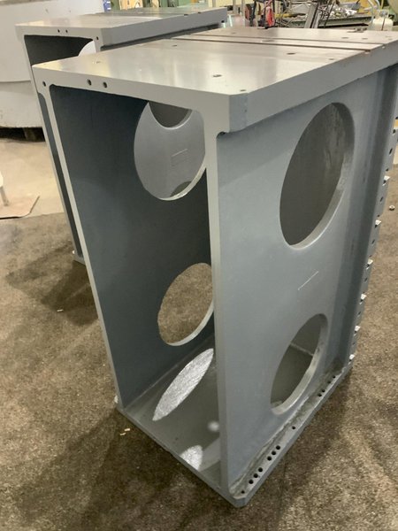 1 PAIR OF 48" X 24" GIDDING &amp; LEWIS T-SLOTTED ANGLE PLATES: STOCK #80896