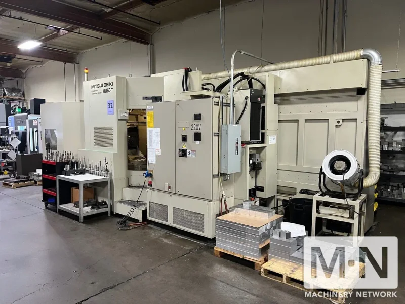 Mitsui Seiki HU50-T 5-Axis Table on Table CNC Horizontal Machining Center, 2017