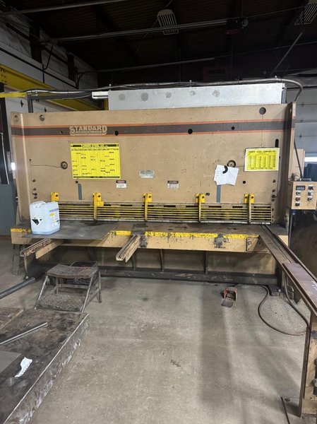 1/2″ x 10′ Standard AS Series Hydraulic Shear, 2005 – Backgauge