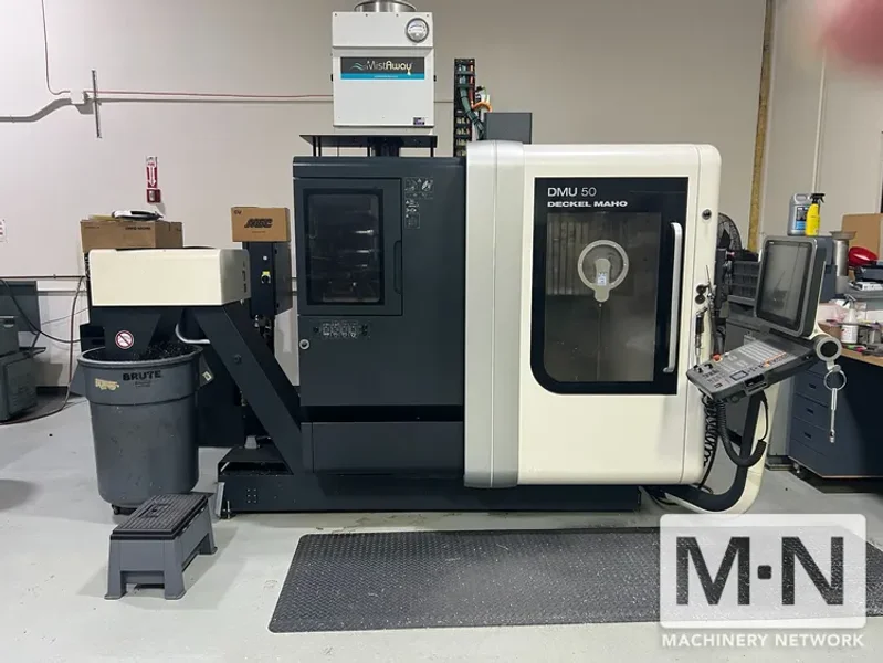 DMG Mori DMU 50 5-AXIS CNC Vertical Machining Center, 2012 (low Hours, R&amp;D only)