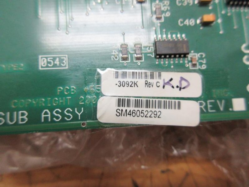 Used Haas Mocon Board #65-3092K Rev. C for 2007 MDC-500