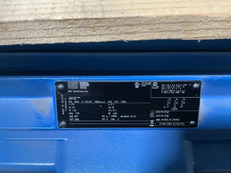 WEG 40 HP MOTOR   -  T04018ET3H324T-W22