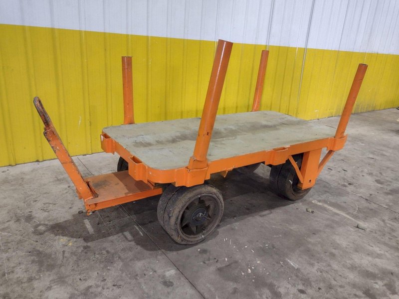 (2) 72&quot; X 36&quot; A STREICH &amp; BROS HEAVY DUTY FLAT BED TOW CARTS: STOCK #23688