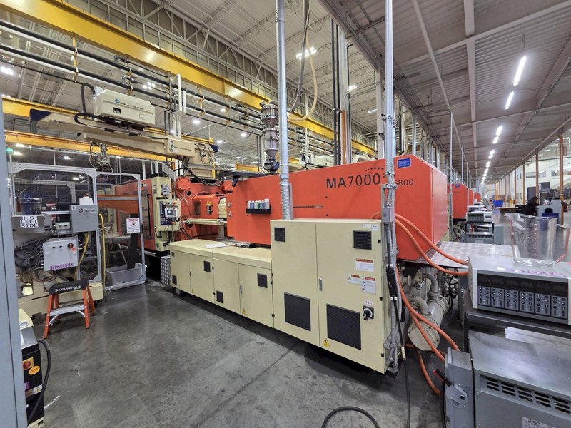 Haitian Used MA7000II Injection Molding Machine, 787 ton, 118.5 oz., yr. 2016