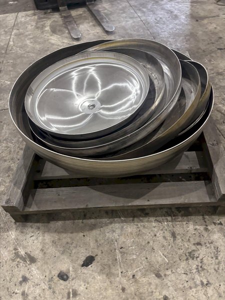 STAINLESS STEEL FLANGED TANK HEADS: STOCK #23191