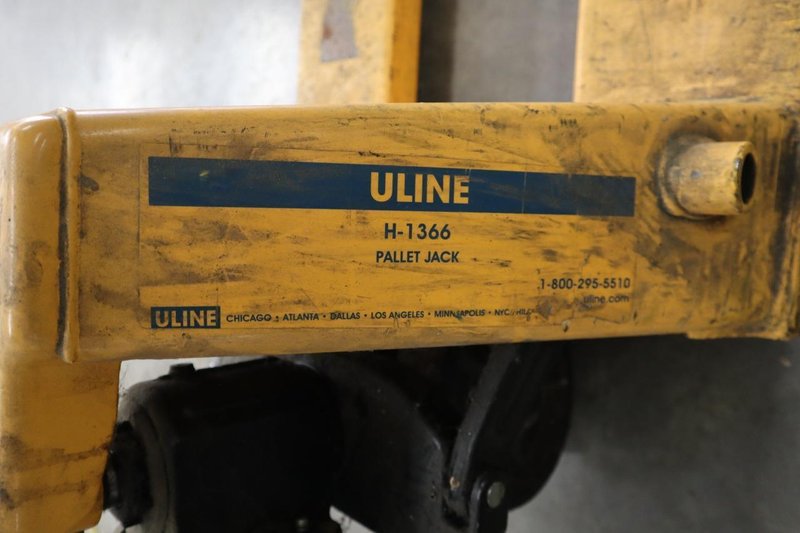 ULINE H-1366 Pallet Jack, 36" Long Forks, 20.5" Width of Forks- Auction Item