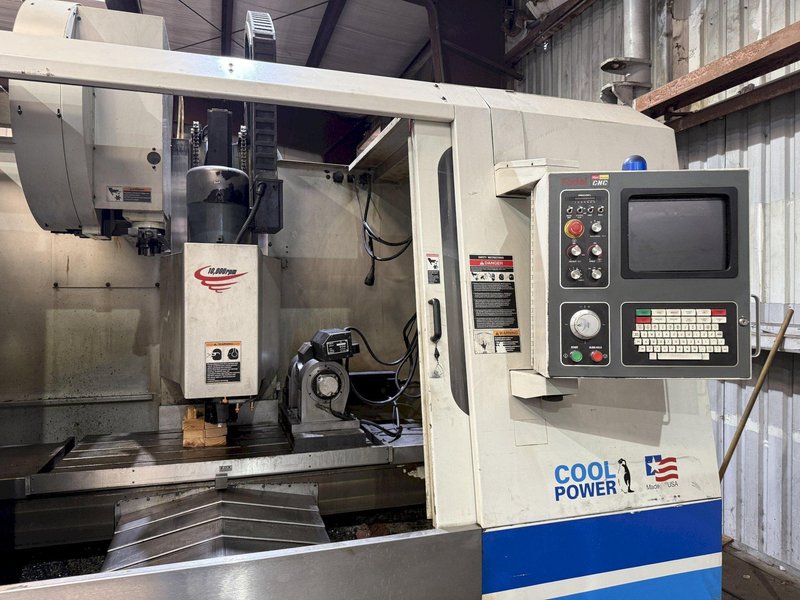 FADAL VMC 4525 CNC Vertical Machining Center with 5th Axis Rotary table