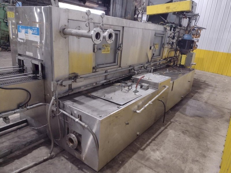 24" WIDE FPI SYSTEMS MODEL #CBW-24 STAINLESS STEEL CONVEYOR TYPER PASS-THROUGH PARTS WASHER: YOBRO #25173