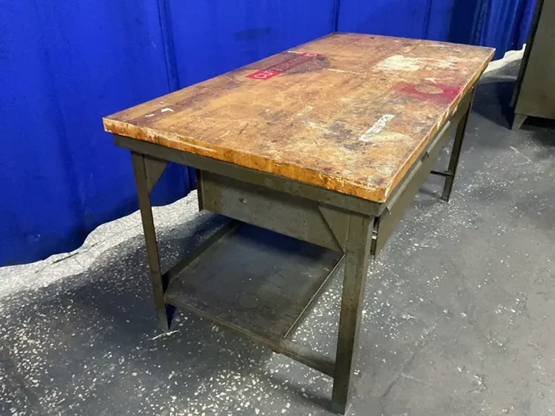 STRONG HOLD 36” X 72” / 2 DRAWERS WORKBENCH