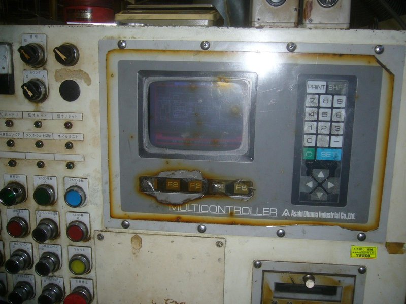 Asahi Sunac Model AF-1414-3 Three Die Progressive Header