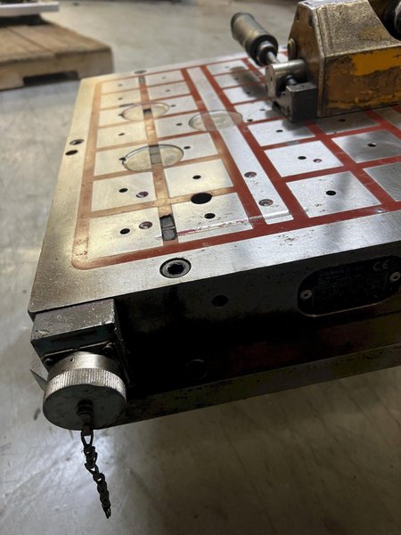 Tecnomagnete SQ506HD50 CNC Permanent Electromagnetic Chuck 500mm x 620mm | 40 Poles | Chuck Only