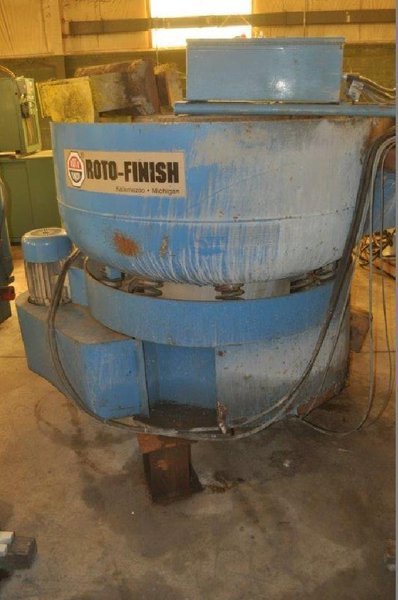 10 CUBIC FT ROTOFINISH VIBRATORY BOWL DRYER