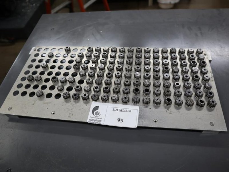 ER16 Flex Collets on Rack- Auction Item