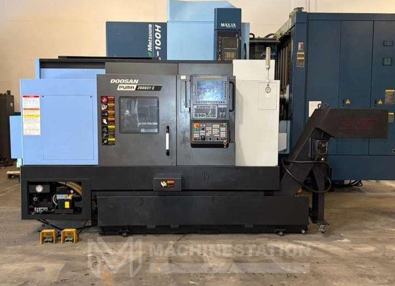Doosan Puma 2600SYII CNC Lathe – 2021 C Axis Live Tooling, Sub Spindle, Y Axis